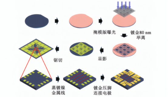 磁性微米线样品制备流程