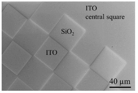不同厚度ITO薄膜的电阻率与载流子浓度关系